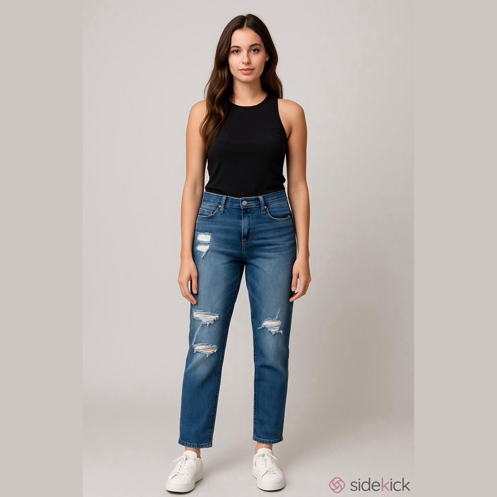 Loft Jeans with Fray styled bottoms - Picture 7 of 7